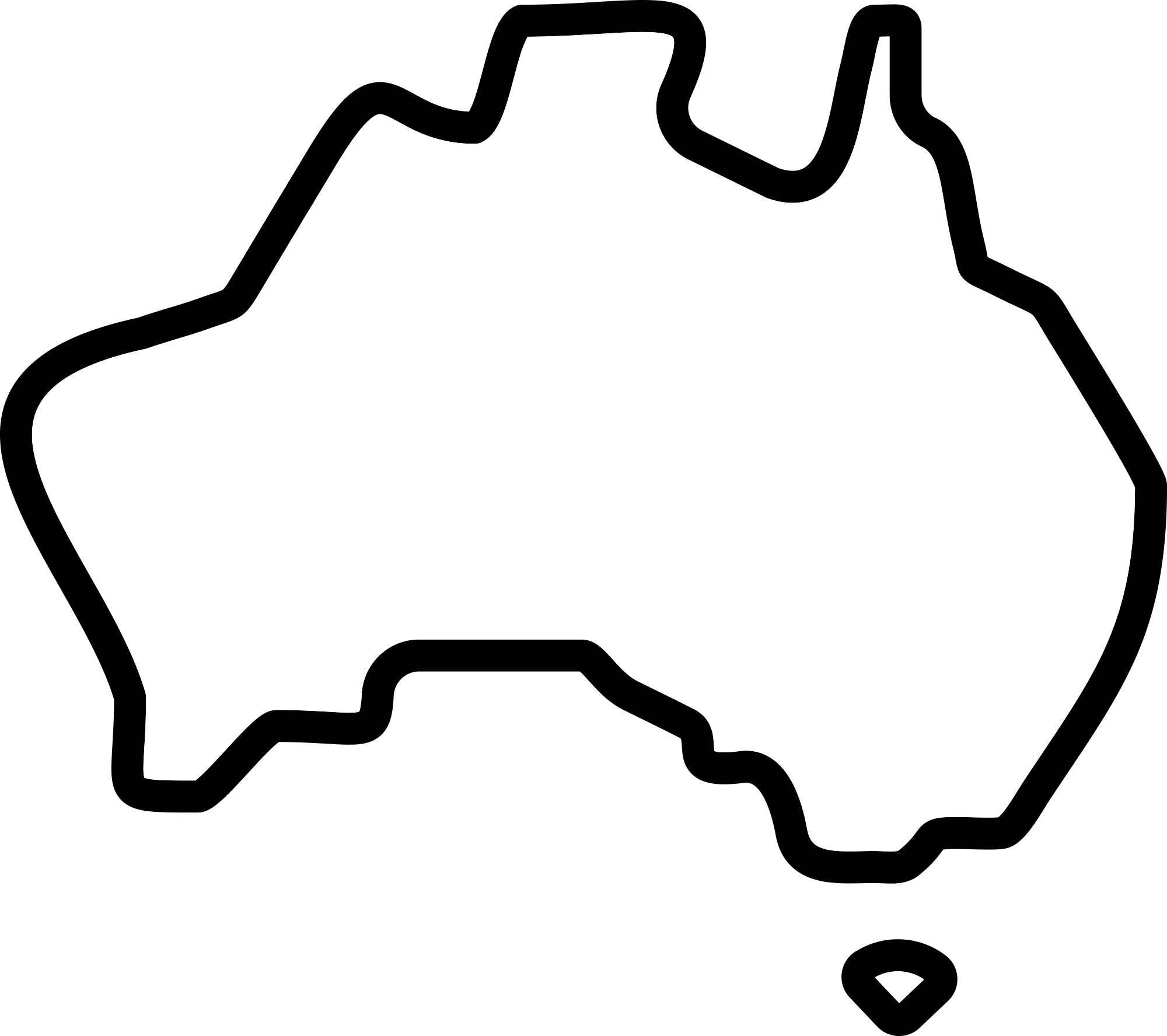 Australian-based Business trust badge showing outline of the Australia map